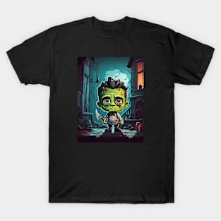 Cute Halloween Frankenstein T-Shirt